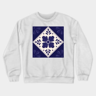 Mexican Talavera Tile Crewneck Sweatshirt